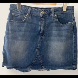 Joe's Jeans Blue Denim Mini Skirt